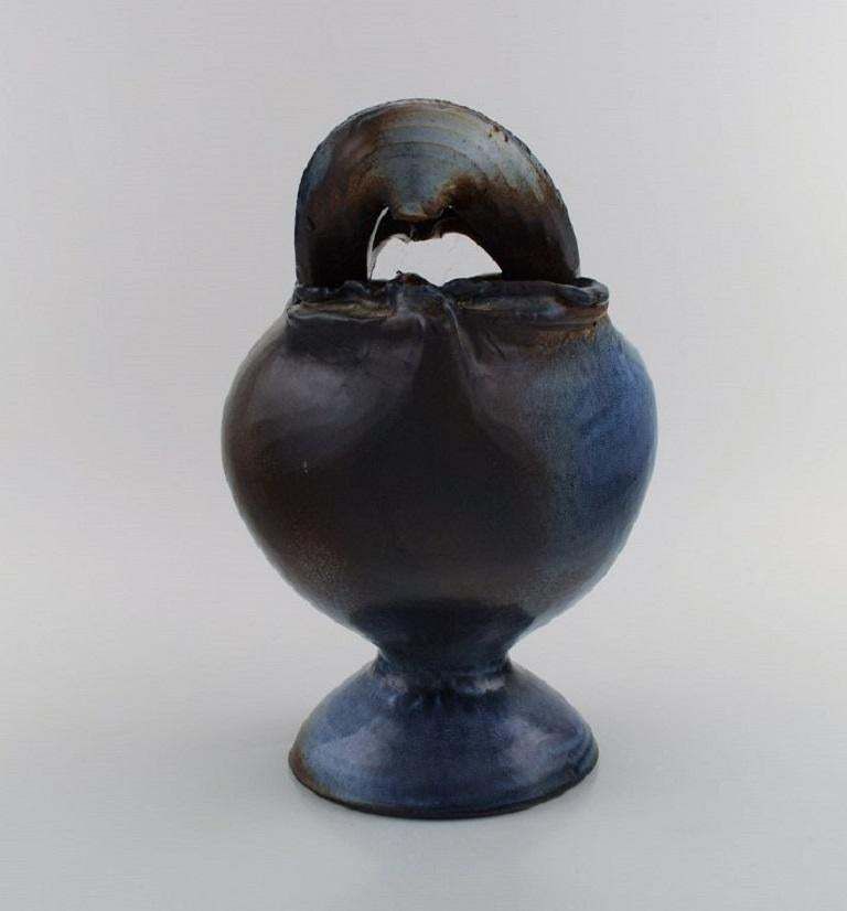 Francis Milici For Vallauris, Large Unique Vase, 1980s photo furniture