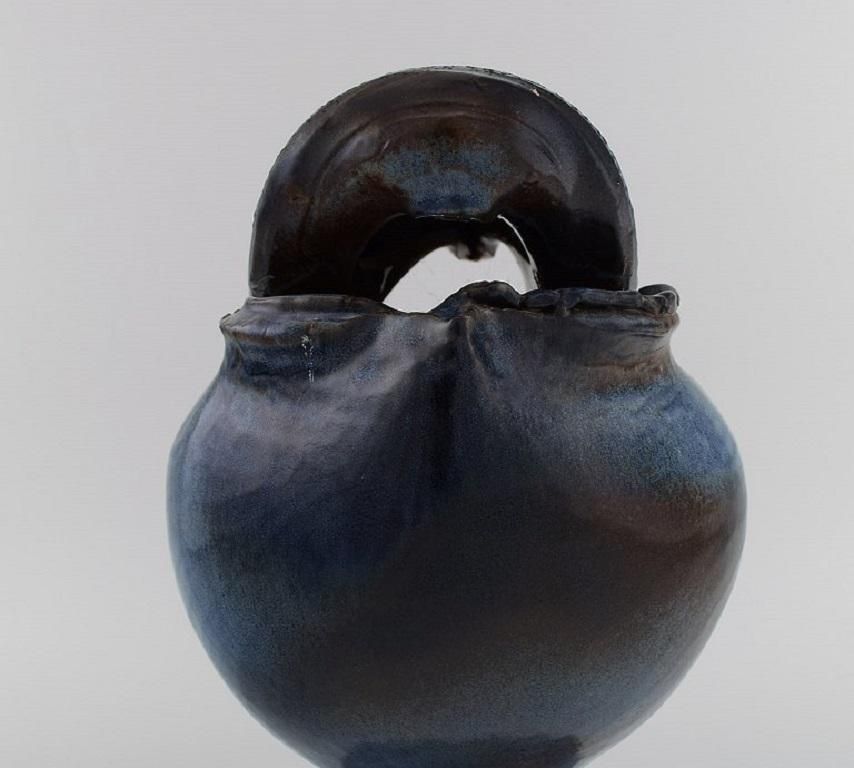 Francis Milici For Vallauris, Large Unique Vase, 1980s photo vintage
