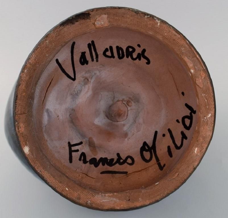 photo furniture Francis Milici For Vallauris, Large Unique Vase, 1980s