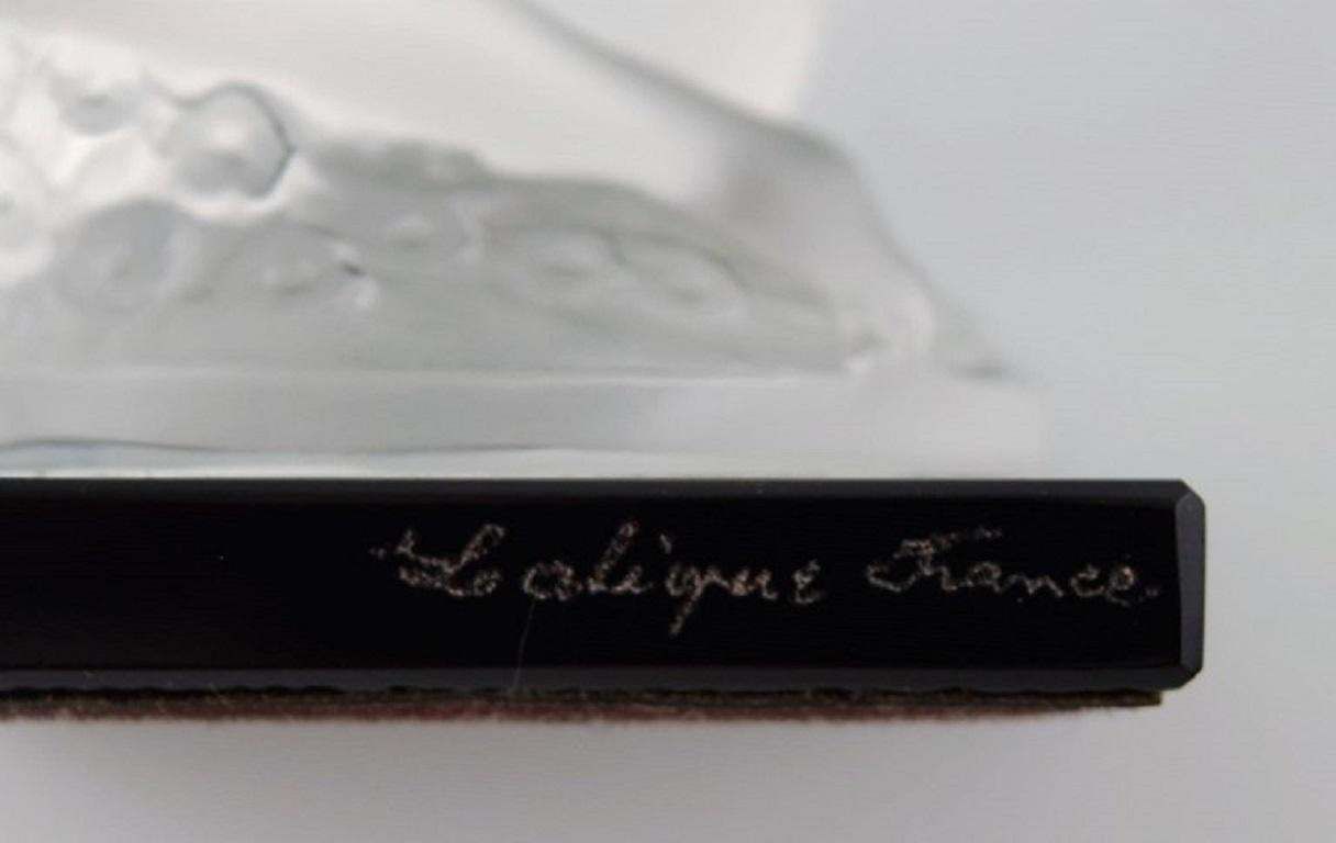René Lalique France Nude Woman In Frosted Art Glass Mid 20th Century photo vinterior