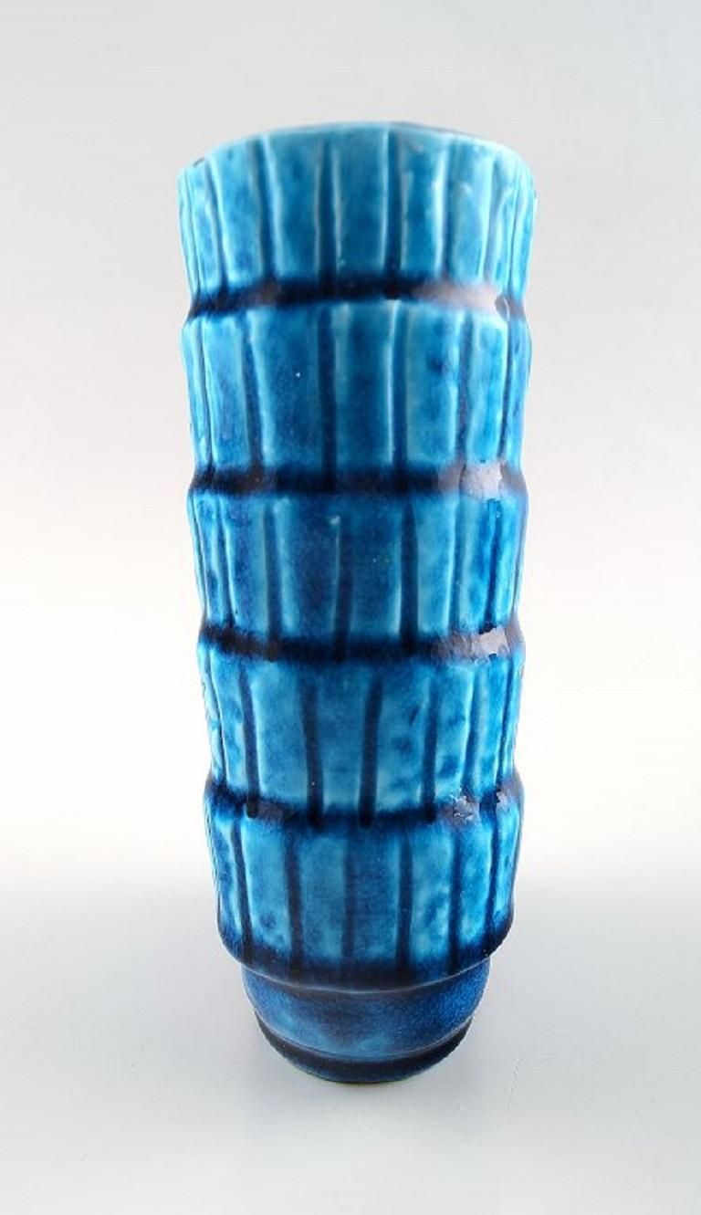 Pair Of Rörstrand Gunnar Nylund Chamotte Vases photo for sale