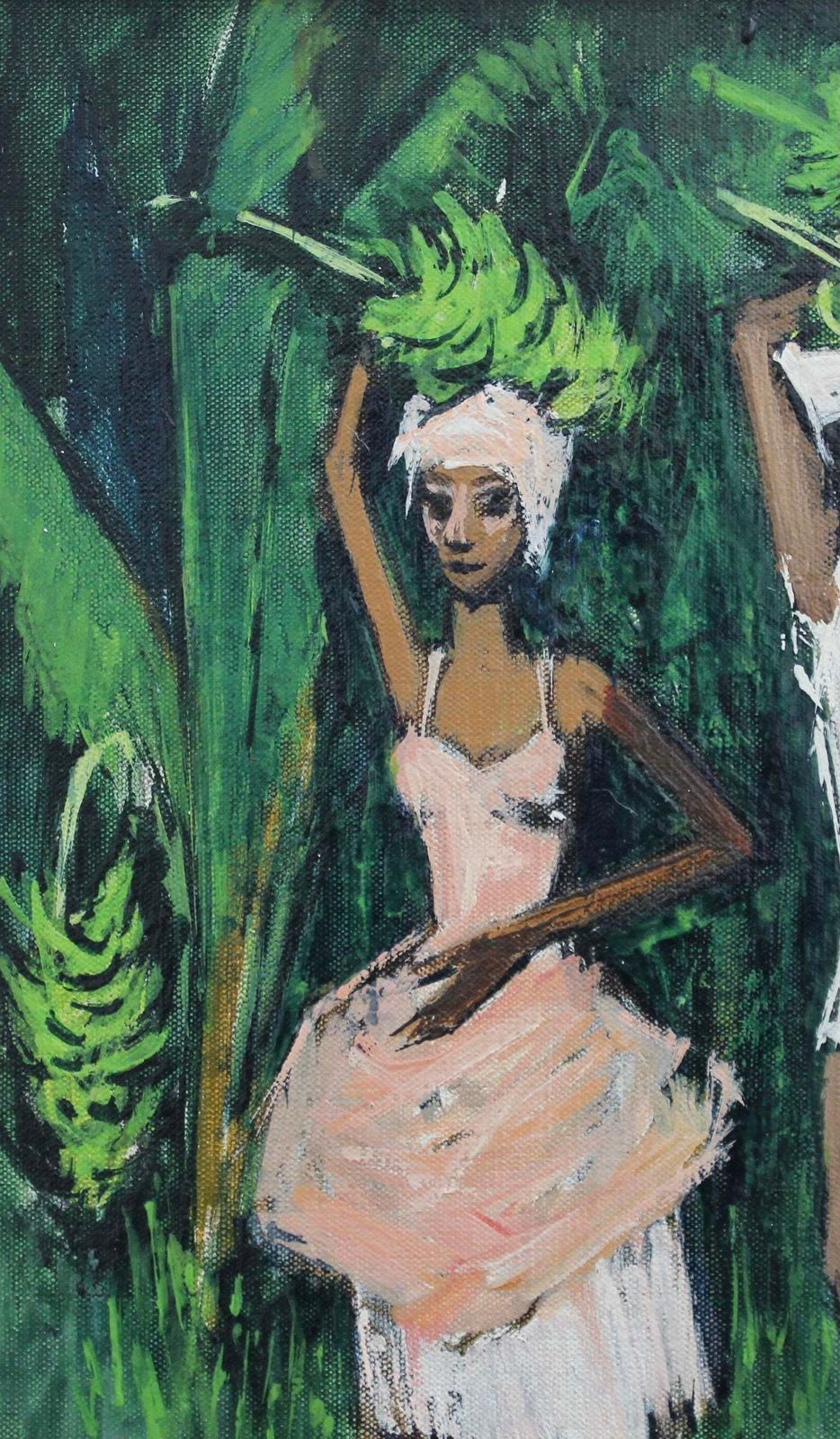 'The Banana Plantation Guadeloupe' By Robert Humblot (1959) photo 2500.0