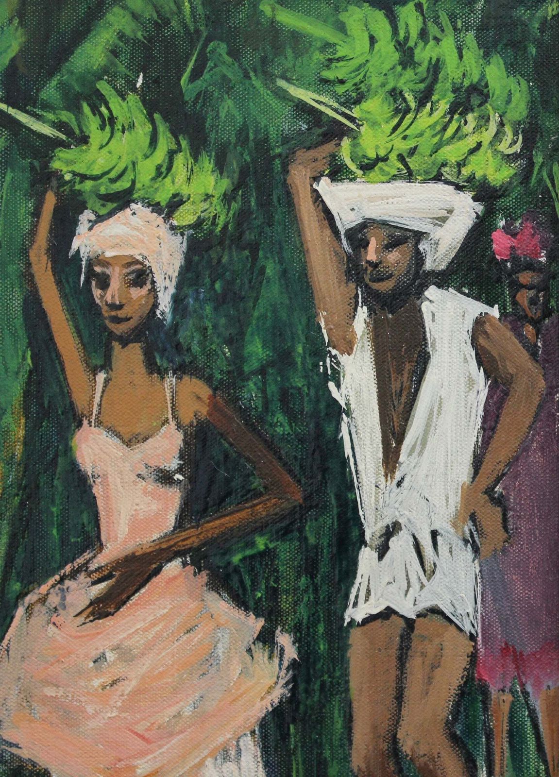 'The Banana Plantation Guadeloupe' By Robert Humblot (1959) photo vinterior