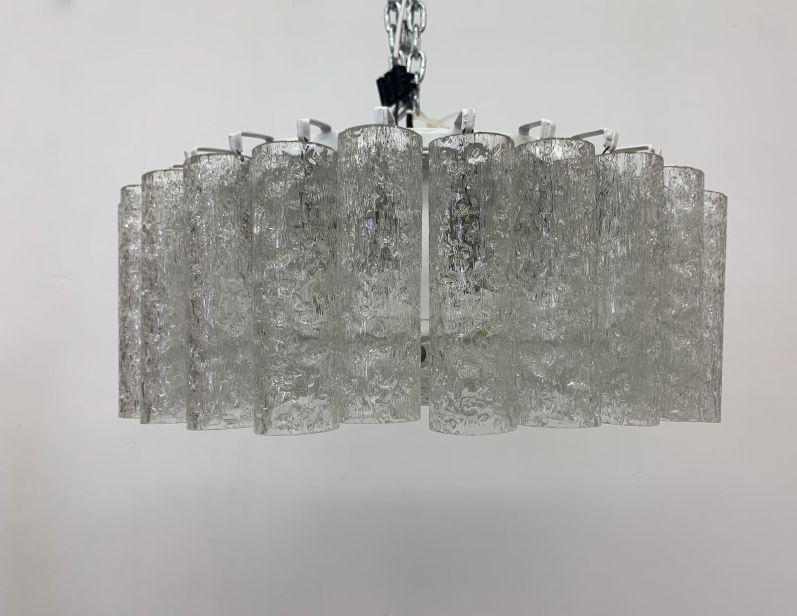 Glass Tubes Chandelier Flush Mount From Doria Leuchten, 1960s photo furniture
