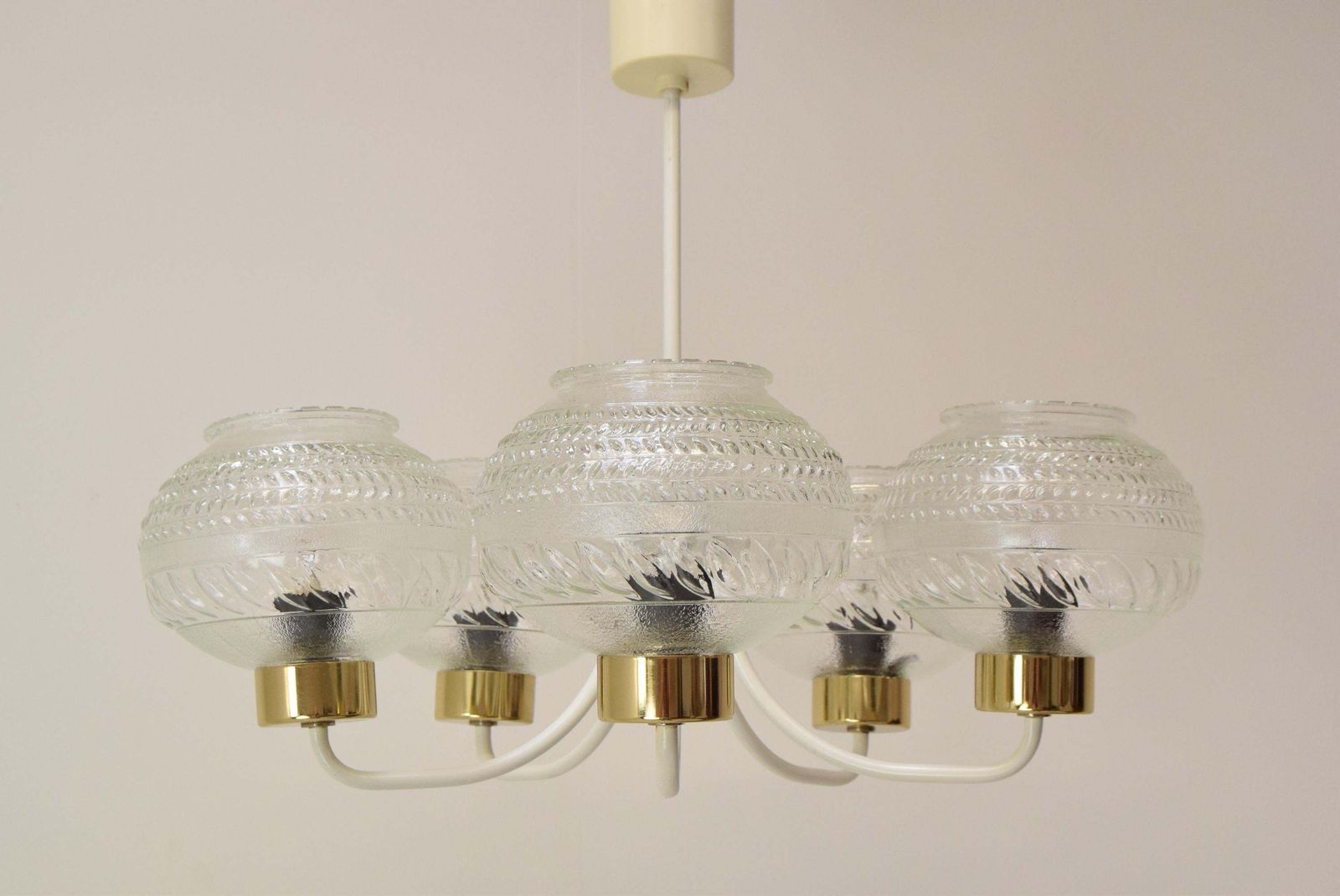 Mid Century Chandelier By Instala Jilove U Decina,1970's. photo furniture