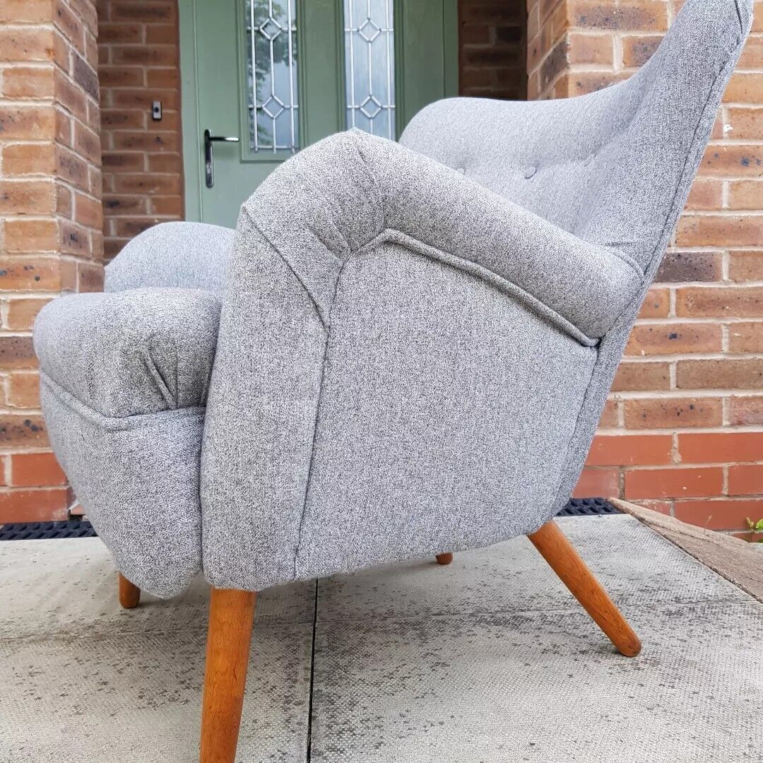 Ernest Race Da2 Armchair 1949 Mid Century Vintage Reupholstered photo furniture