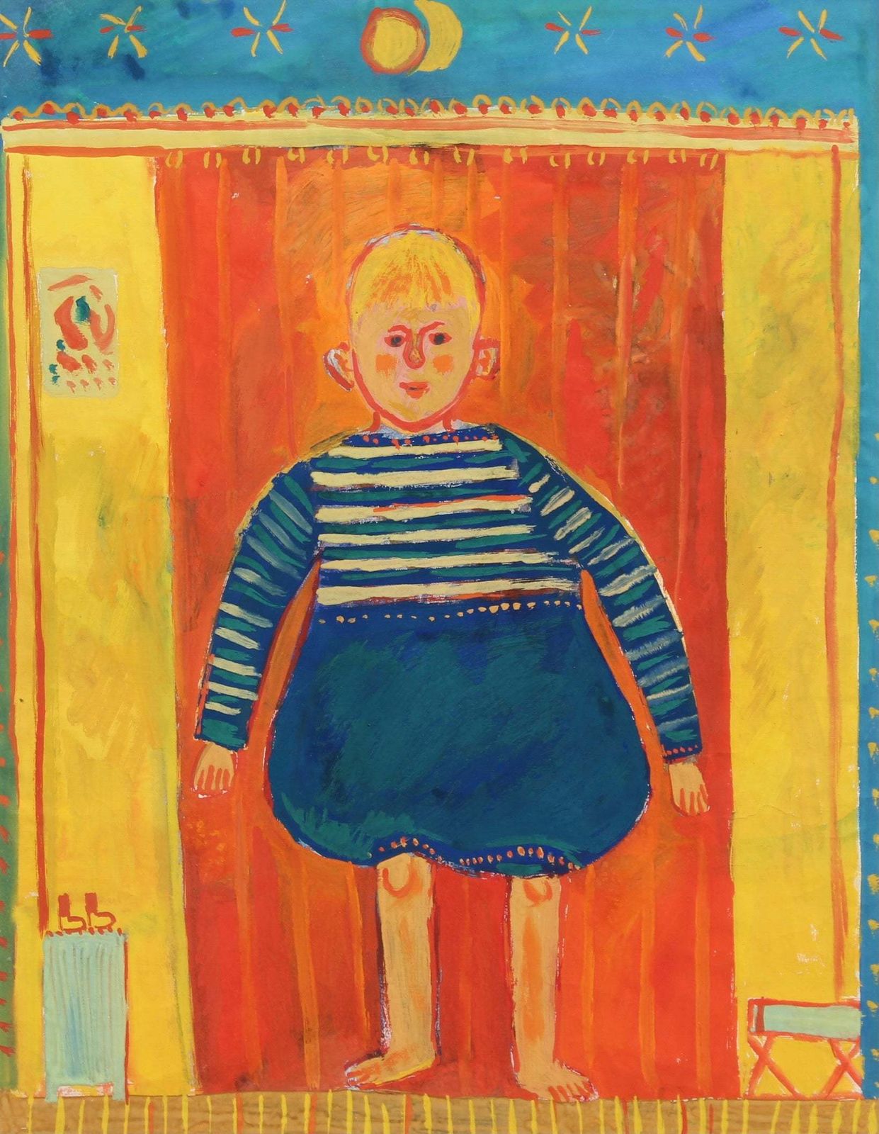'French Boy In Bloomers' By Raymond Debiève (Circa 1960s 70s) photo furniture