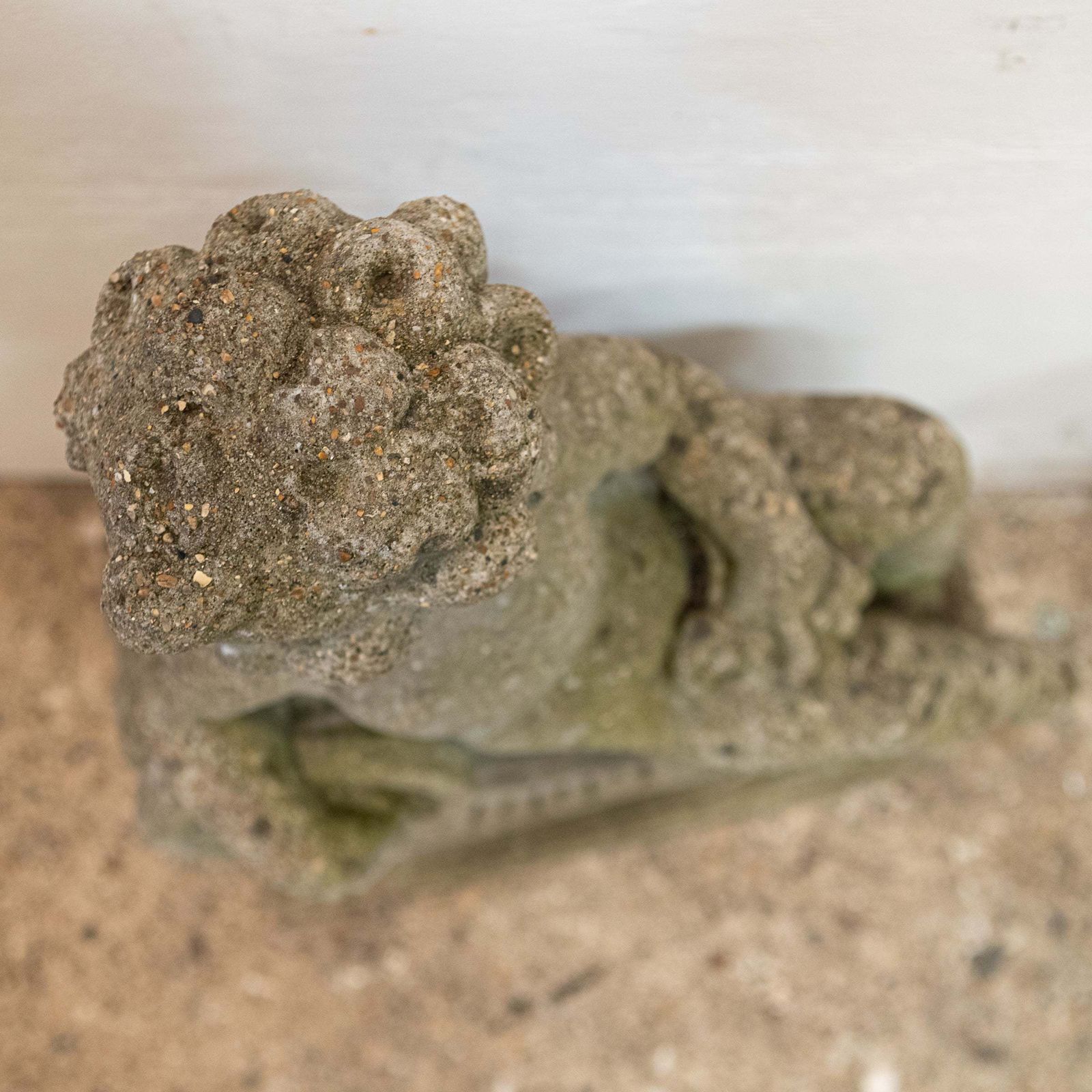 Reclaimed Pair Of Carved Cherub Statues | Garden Putti photo vintage