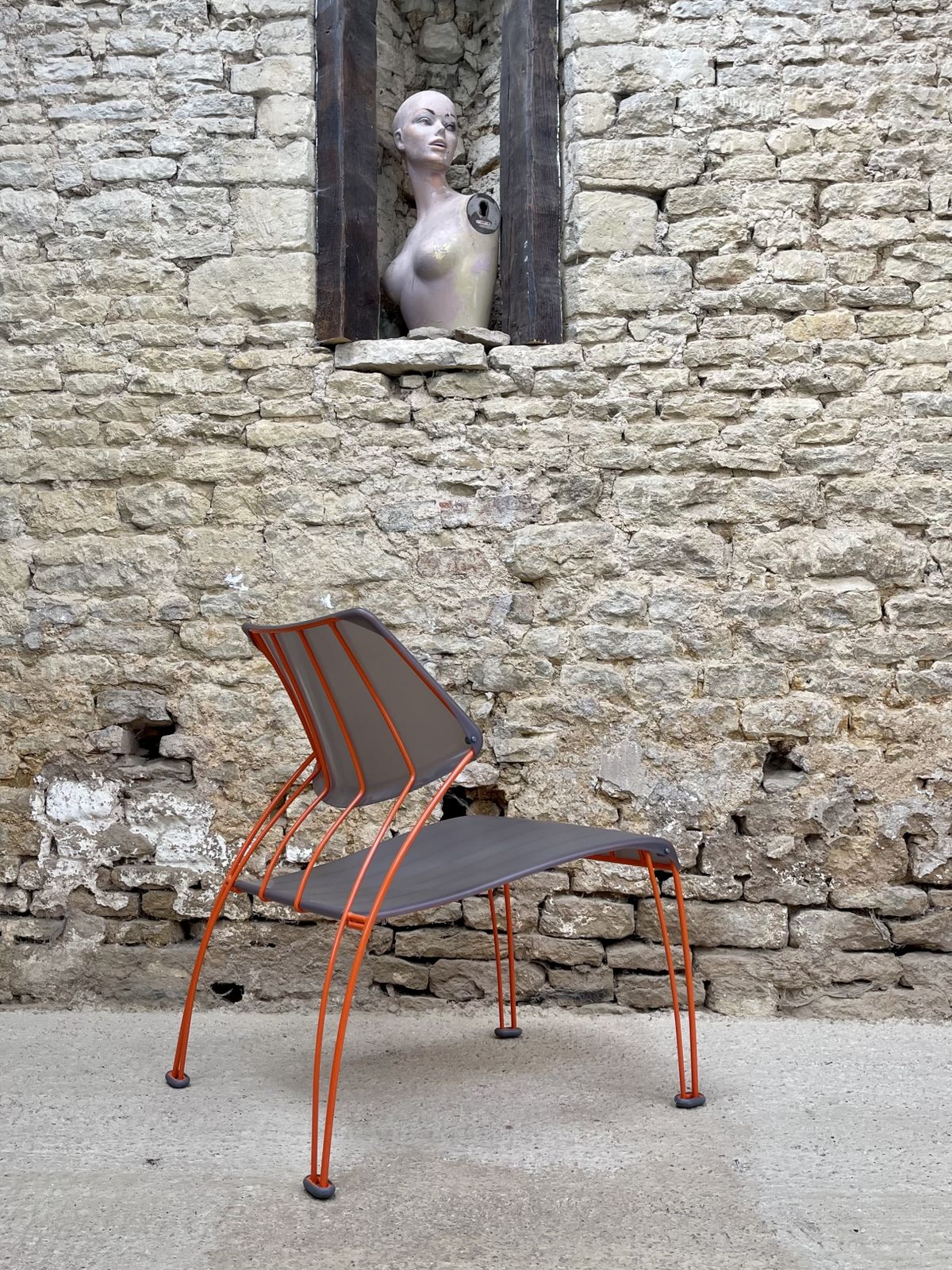 photo vinterior Vintage Ikea Occasional Accent Statement Lounge Cocktail Chair 1992.