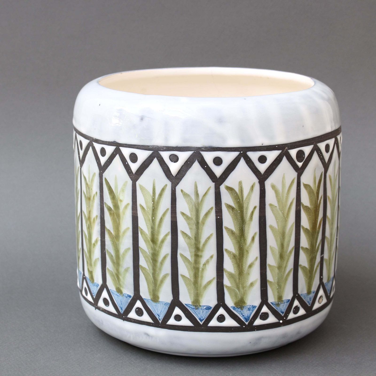 Vintage French Ceramic Cachepot By Roger Capron (Circa 1970s) photo furniture