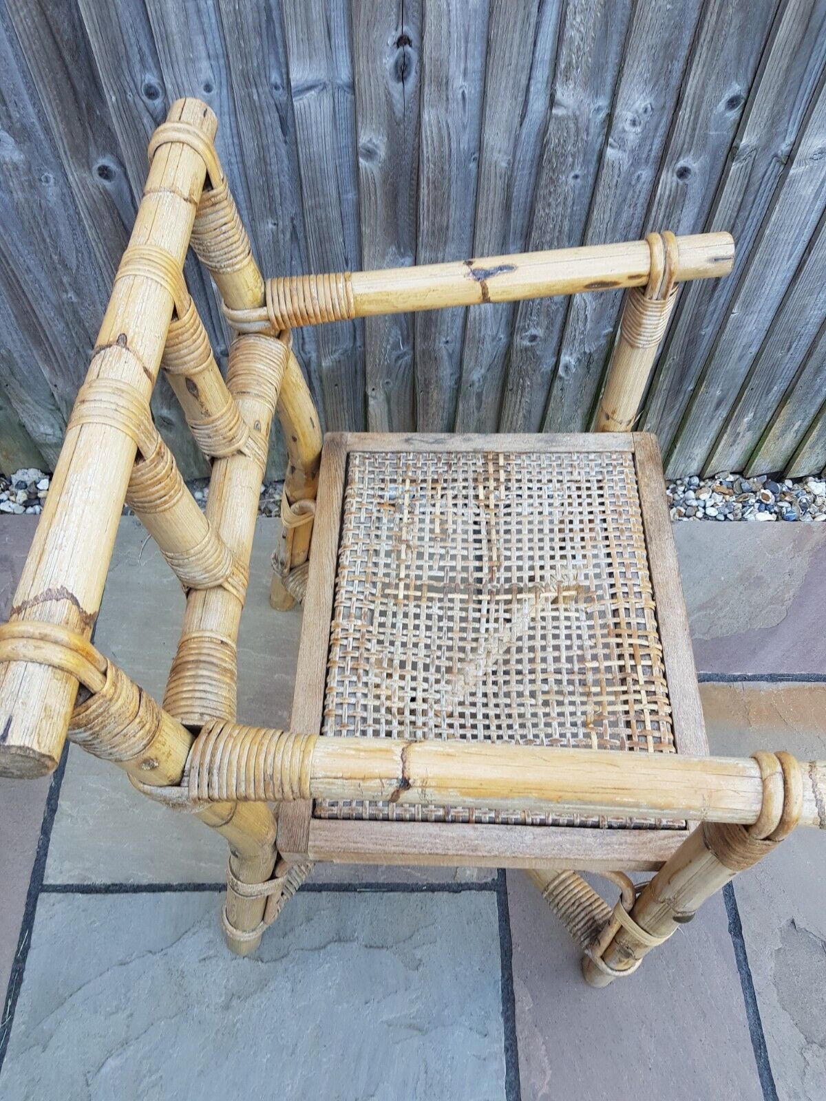 Rare Mid Century Bamboo Armchair In Chinese Manner. Two Available photo buy