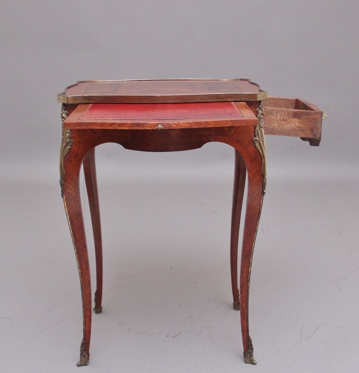 Early 20th Century French Kingwood And Marquetry Side Table photo buy