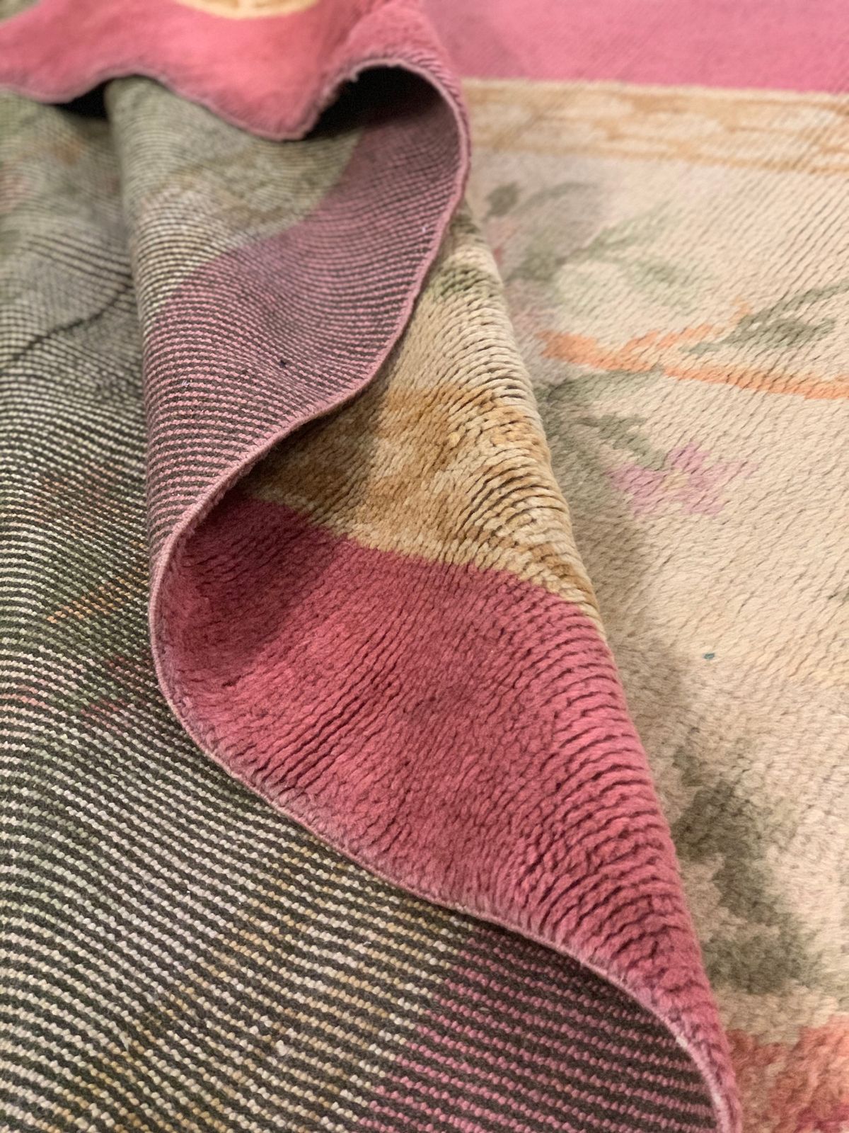 Rare Antique French Savonnerie Runner Rug photo Textiles