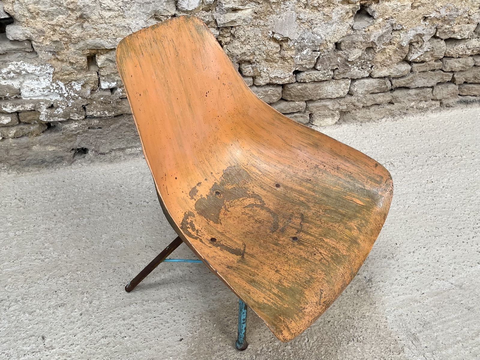 photo buy Beauty In Decay. Vintage Swedish Scoop Or Sleigh Chair. Occasional. Statement