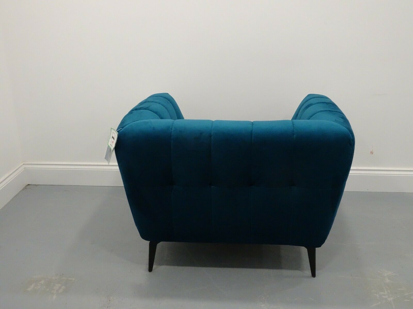 Immacualte Vincenzo Chair In Teal Velvet photo 954.0