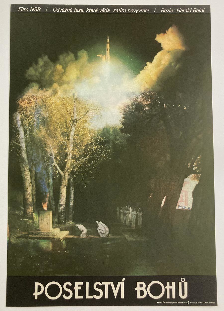 Movie Poster, Mysteries Of The Gods, Josef Vyleťal, 1976