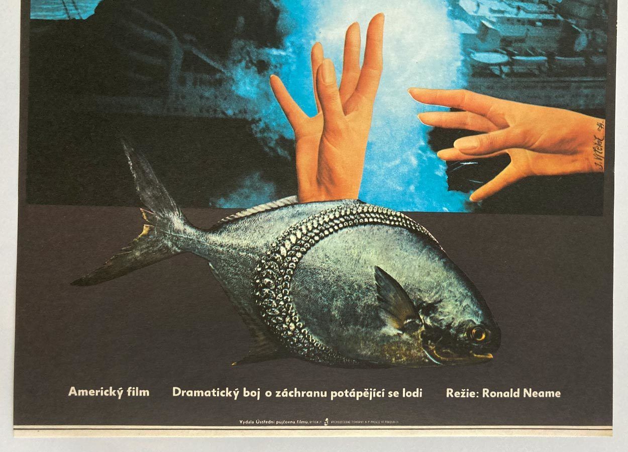 Movie Poster, The Poseidon Adventure, Josef Vyleťal, 1974 photo for sale