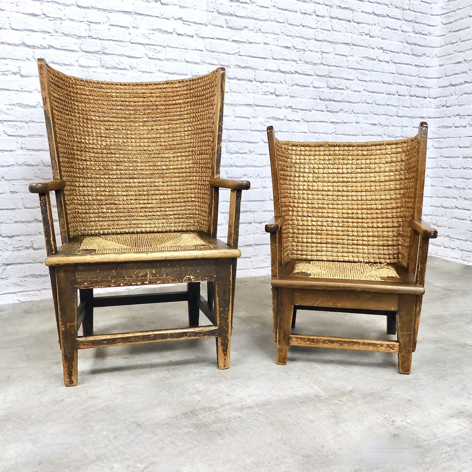Child's Orkney Chair, 1890s, Pine photo for sale
