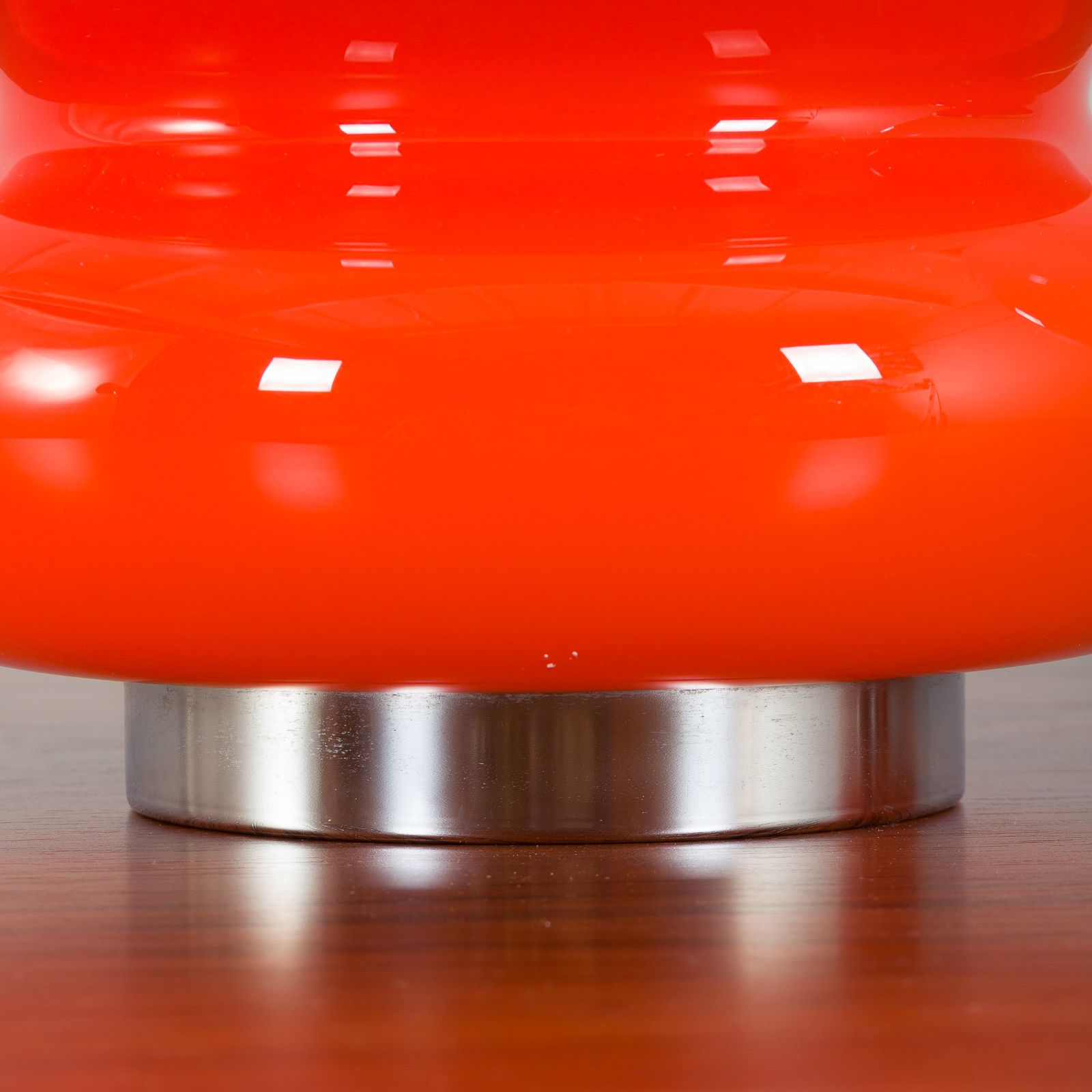 photo furniture Pair Italian Space Age Mazzega Murano Glass Table Lamps Attr. To Carlo Nason, Italy, 1970s