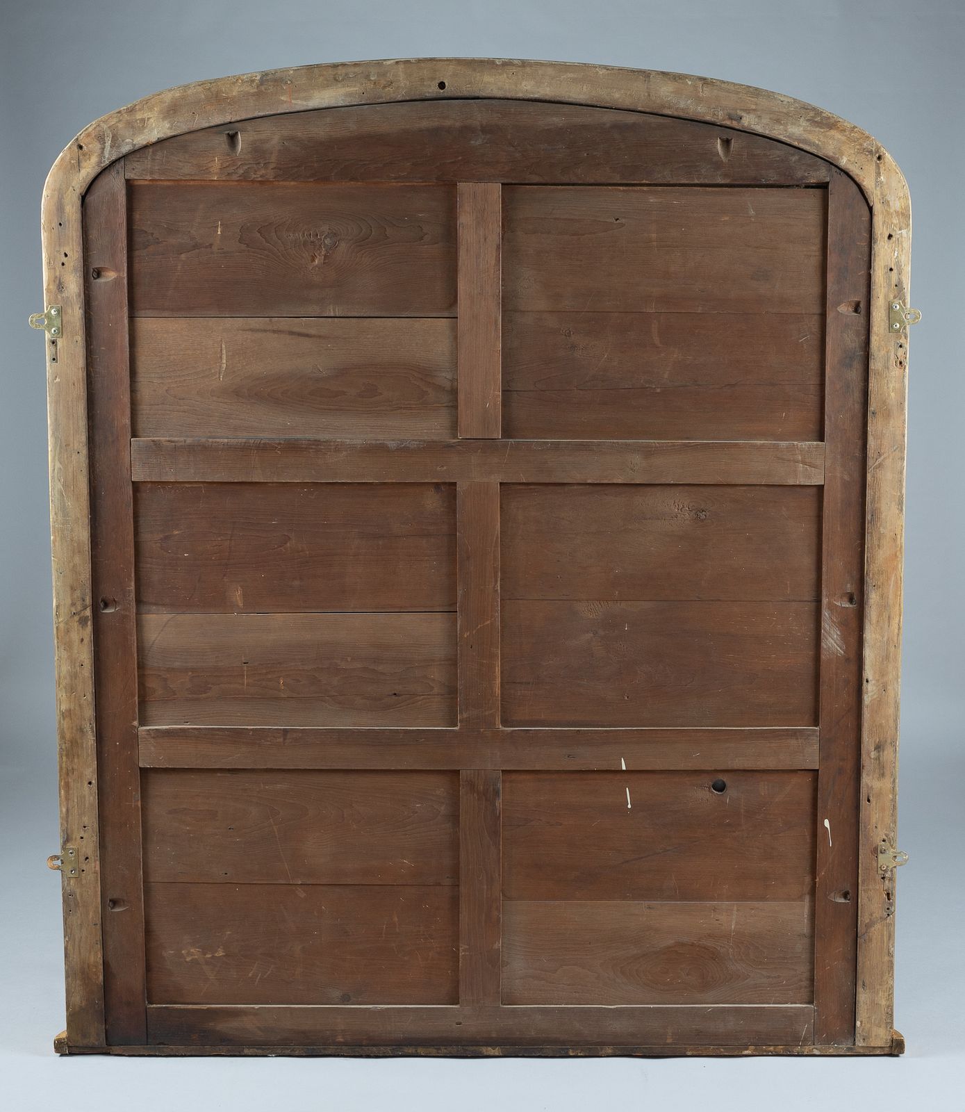 Large 19th Century English Victorian Gilt Archtop Overmantle Mirror photo furniture