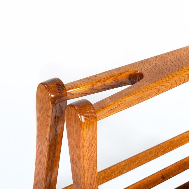 A Wooden Newspaper Stand Made In The 1960s By The Company úluv. photo vinterior