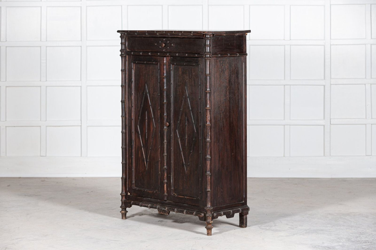 19th Century French Faux Bamboo Buffet Cupboard photo 3853.0
