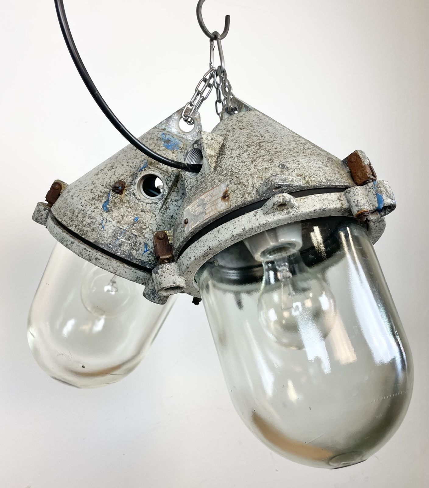 Industrial Explosion Proof Chandelier, 1970s photo Lighting