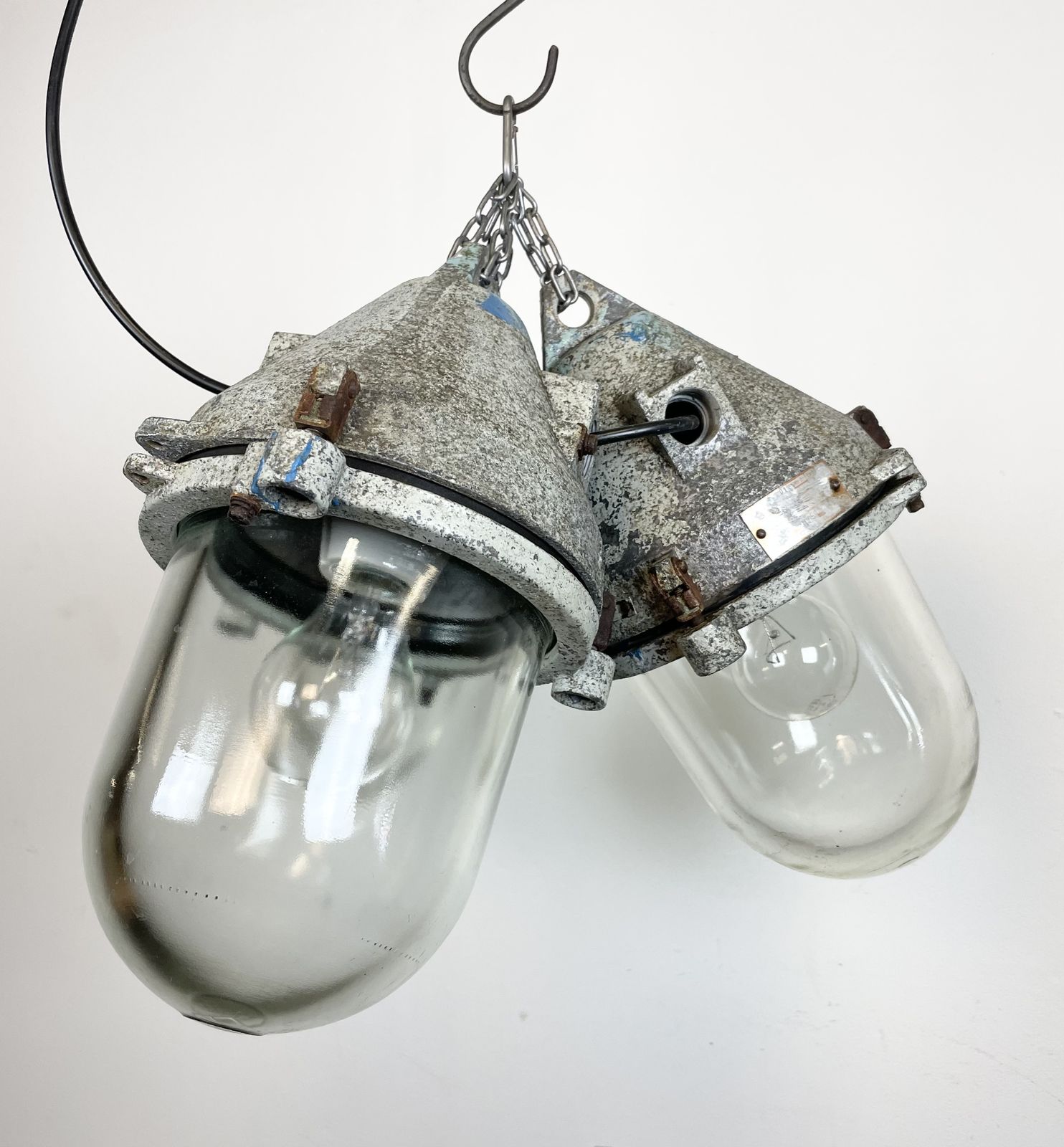 photo furniture Industrial Explosion Proof Chandelier, 1970s