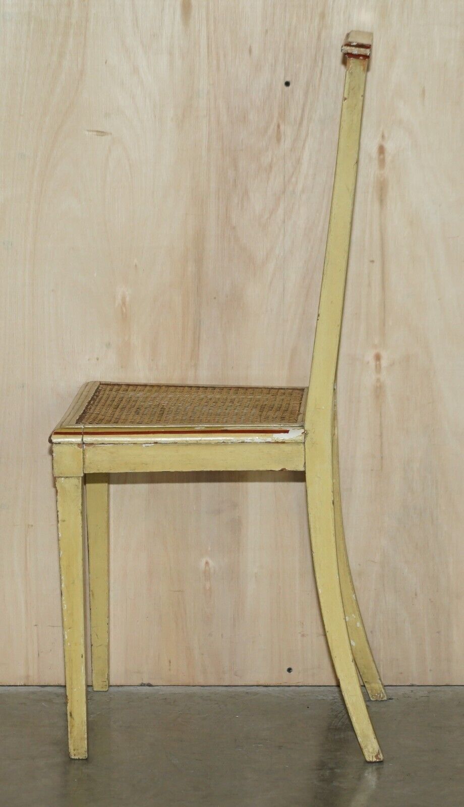 1850.0 Pair Of Chinese Chinoiserie Bergère Side Chairs Hand Painted & Lacquered Finish photo