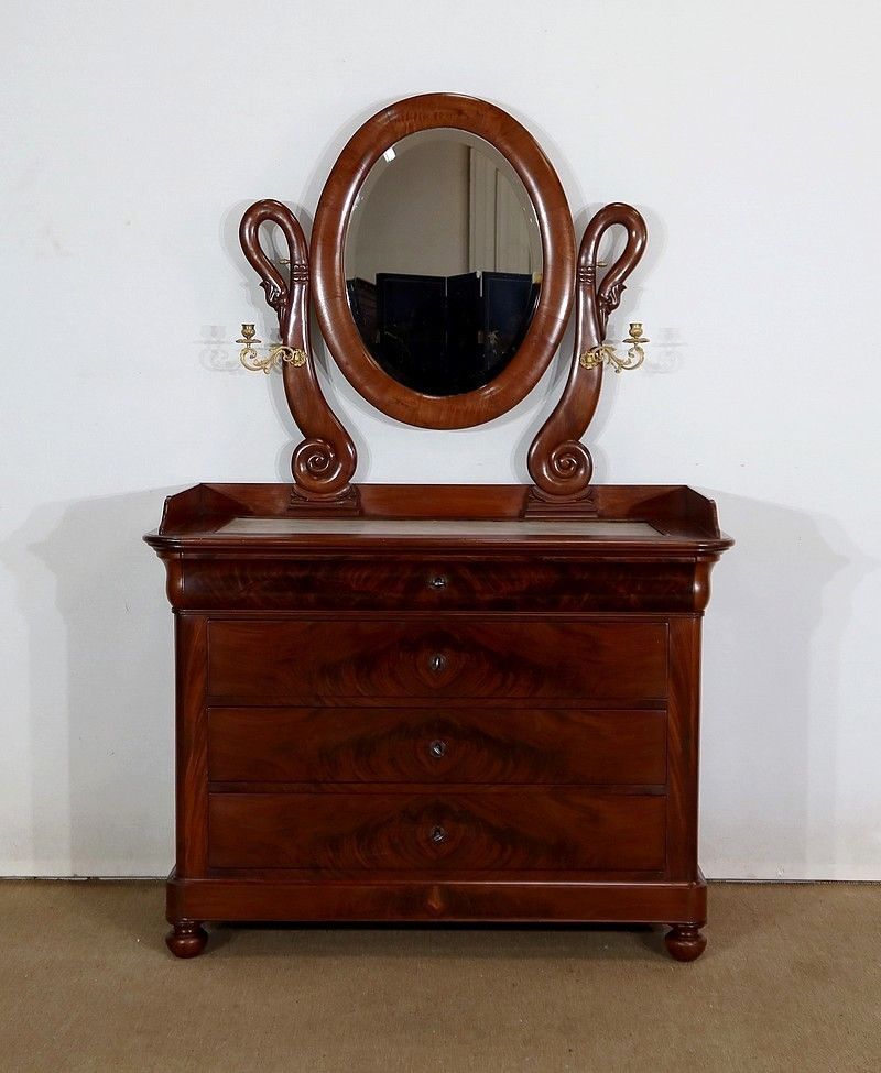 Small Psyche Commode, Restoration Period, Early 19th Century photo furniture