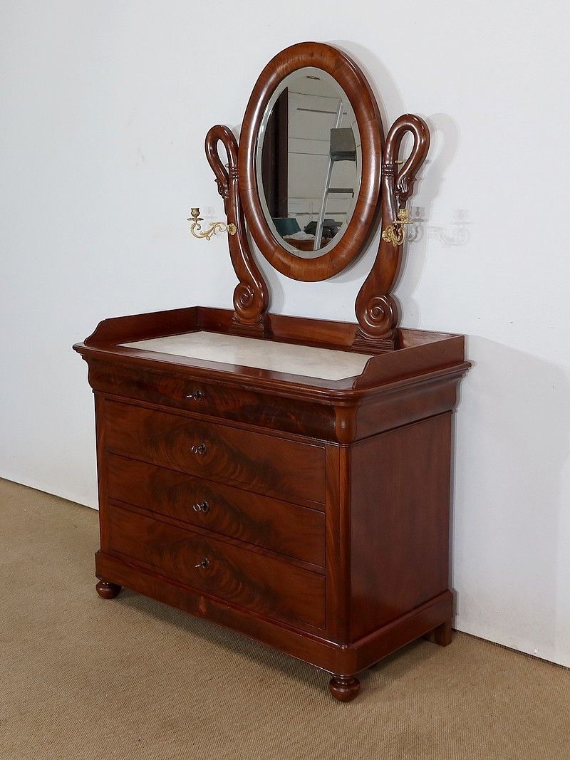 Small Psyche Commode, Restoration Period, Early 19th Century photo for sale