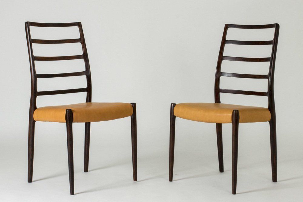 Dining Chairs By Niels O. Møller, Set Of 8