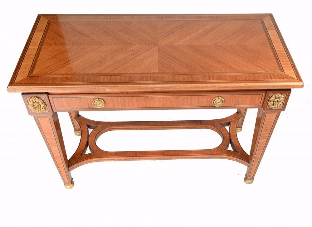 Furniture Pair French Console Tables Empire Circa 1890 photo