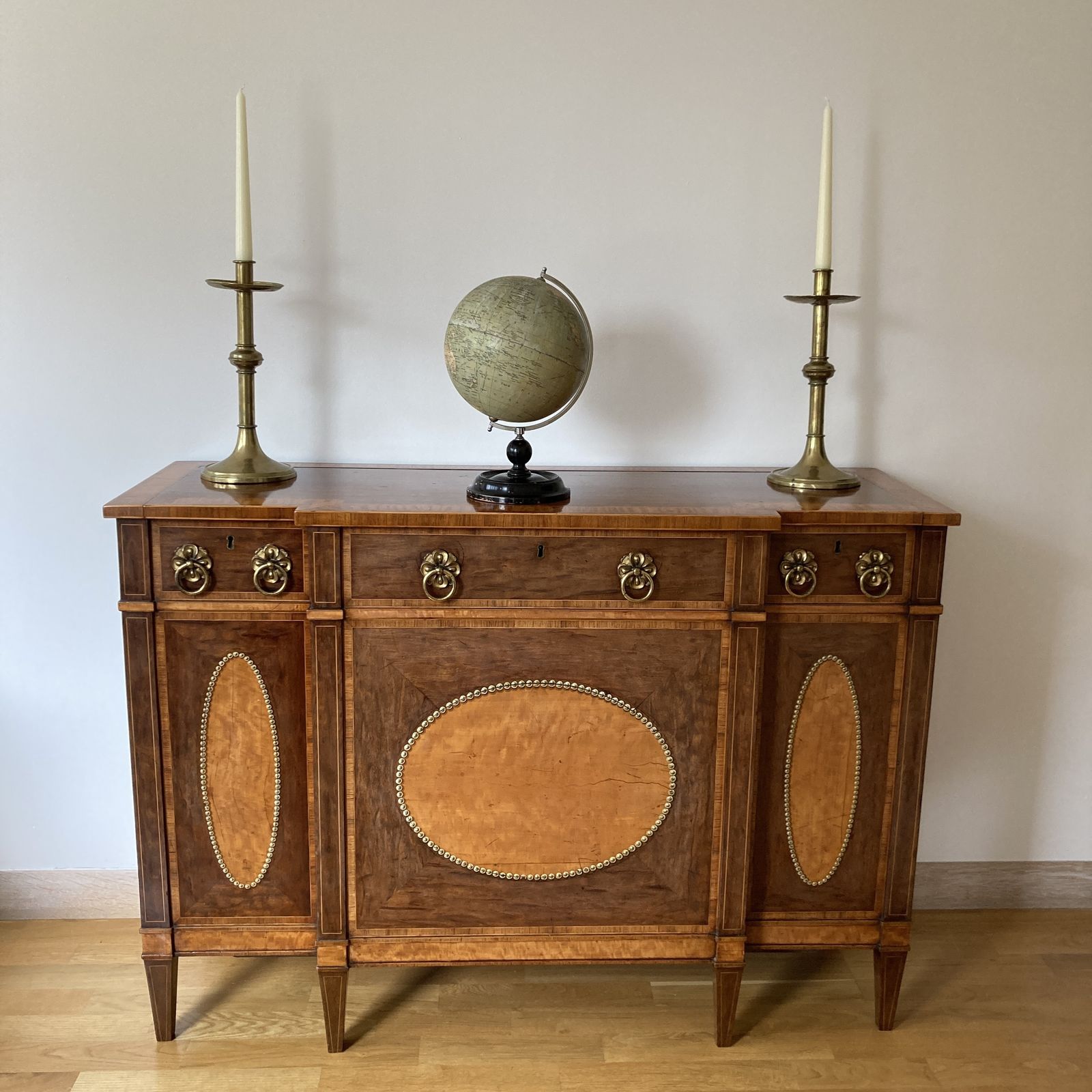 George III Breakfront Side Cabinet, Circa 1790
