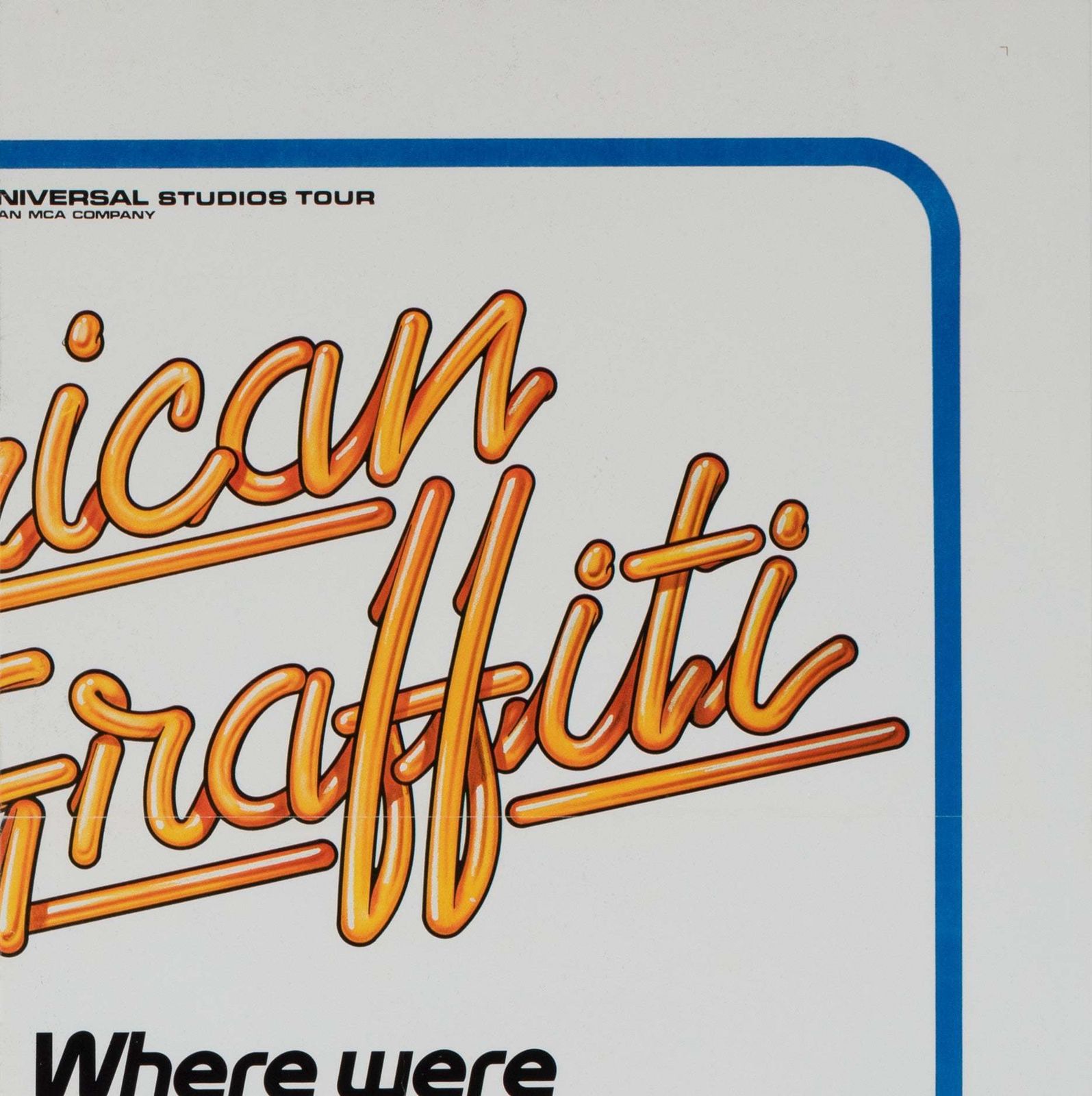 American Graffiti 1973 Us 1 Sheet Film Poster, Drucker photo Art