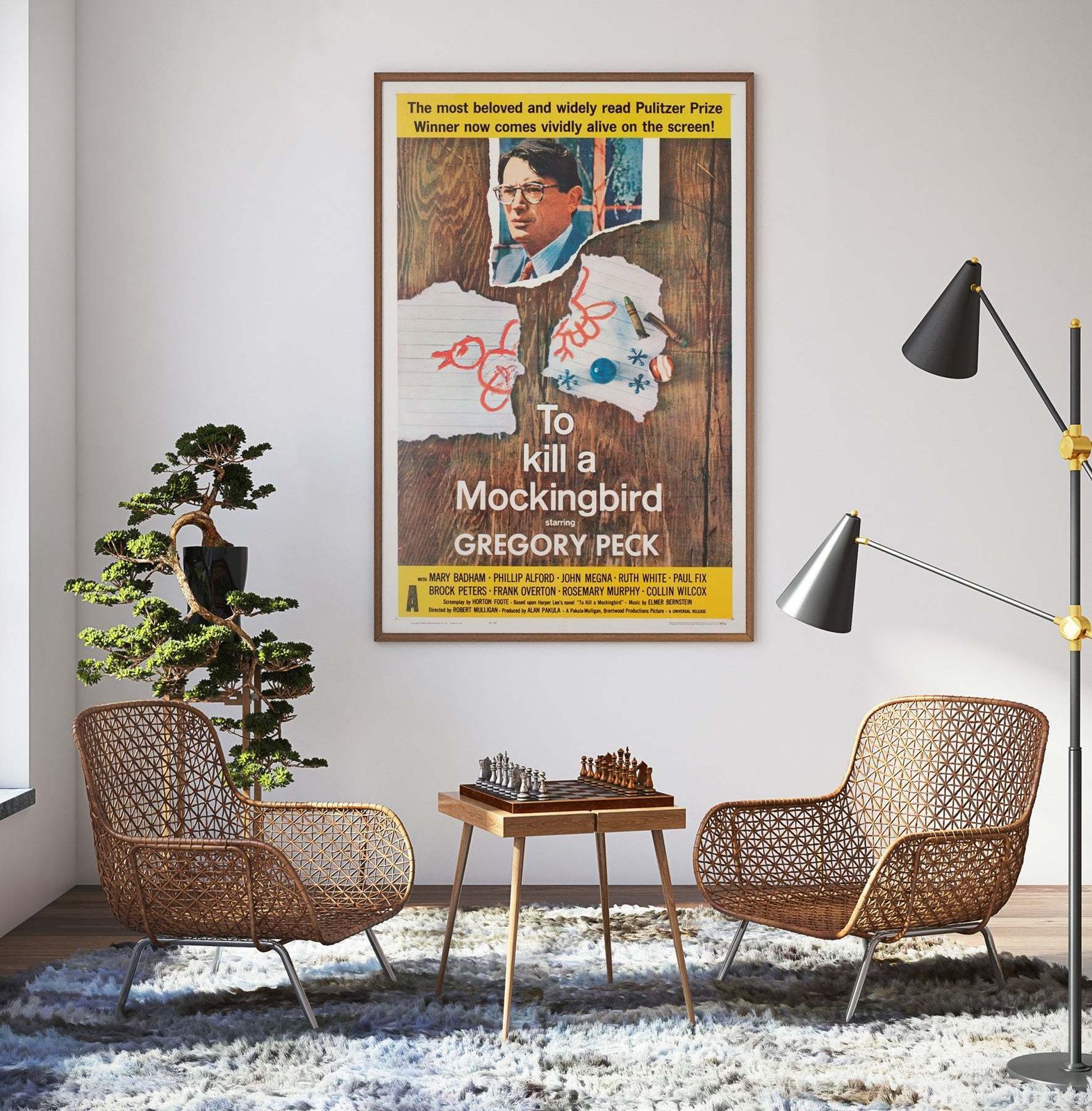 To Kill A Mockingbird 1962 Us 1 Sheet Film Poster photo furniture