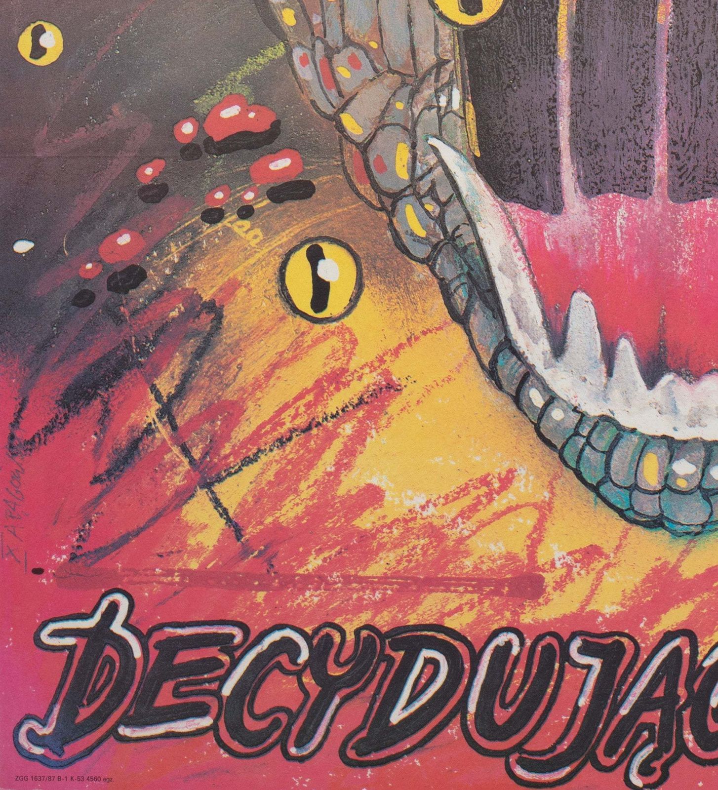 Aliens 1987 Polish Film Poster, Pagowski photo Art