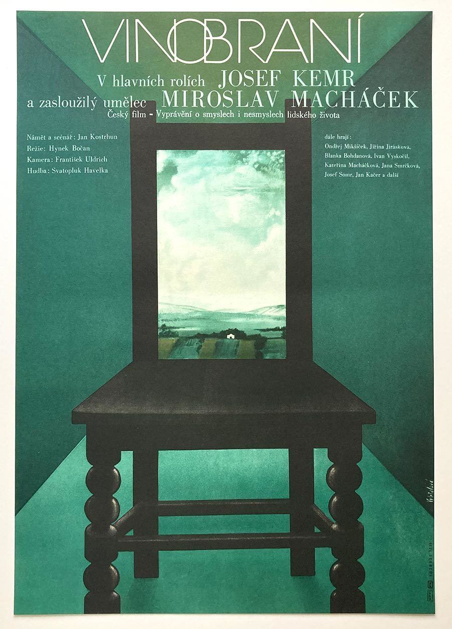 Movie Poster, Wine Harvest, Olga Poláčková Vyleťalová, 1983