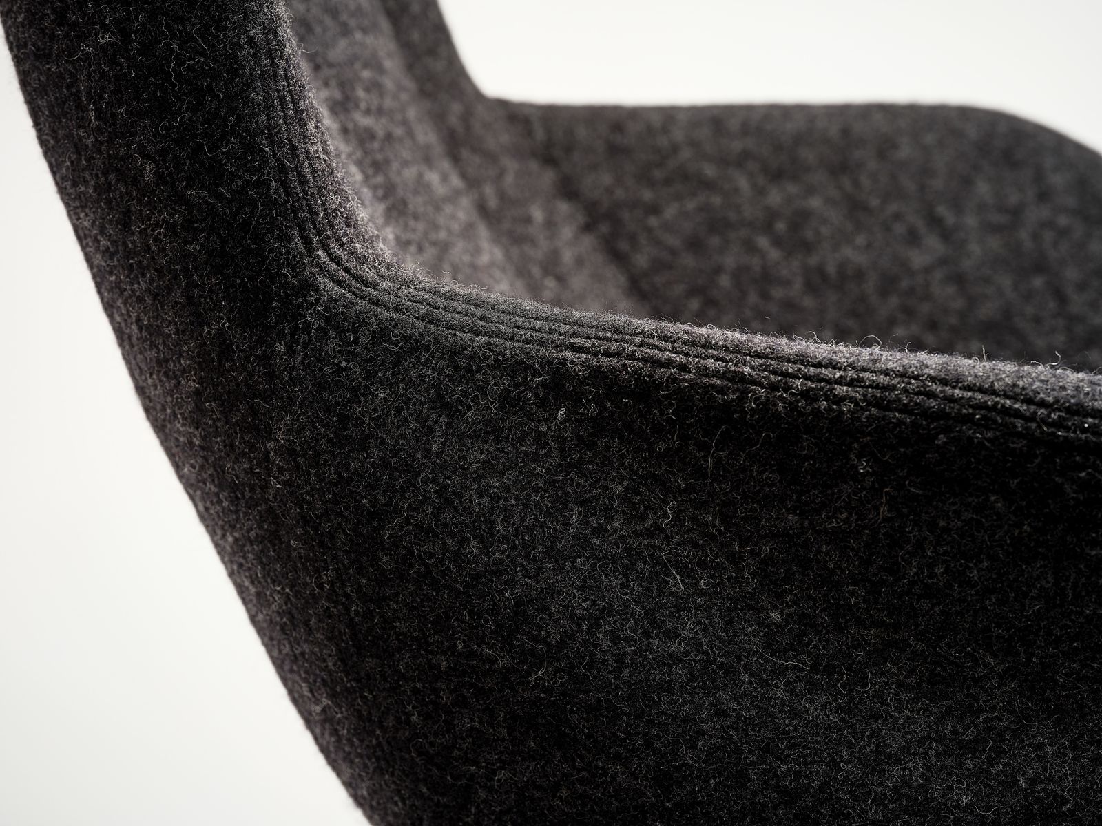 photo for sale Unique & Rare Fully Refurbished 'Take A Line For A Walk Swivel Armchair' By Alfredo Häberli For Moroso Circa 1990s. 15 Matching Chairs Available.