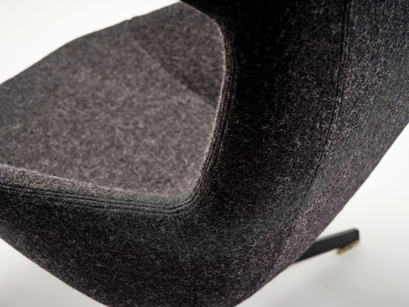 Furniture Unique & Rare Fully Refurbished 'Take A Line For A Walk Swivel Armchair' By Alfredo Häberli For Moroso Circa 1990s. 15 Matching Chairs Available. photo