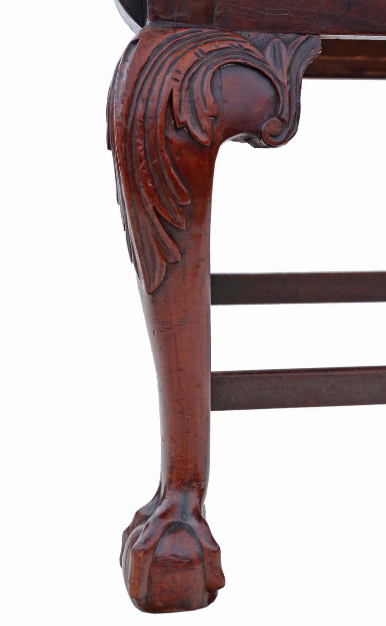 Antique Fine Quality Georgian Mahogany Elbow, Carver Or Desk Chair 18th Century photo Furniture