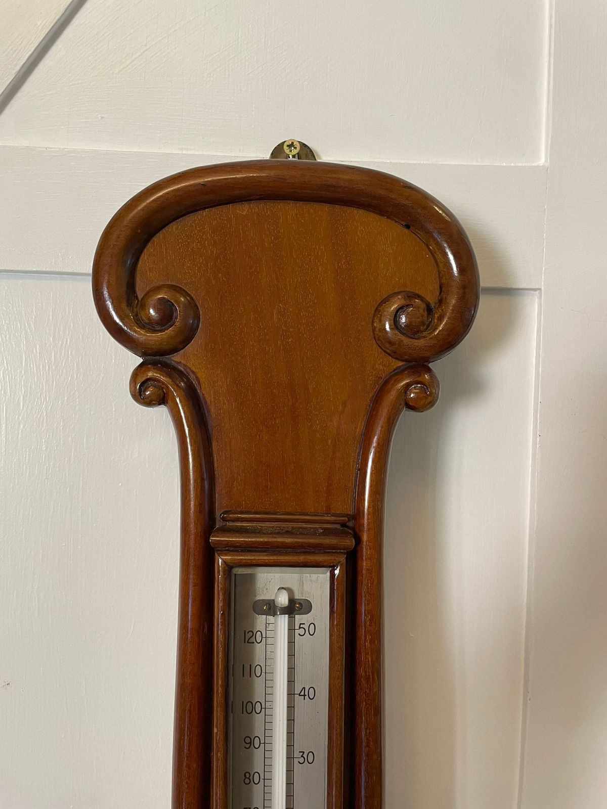 Antique Quality Mahogany Banjo Barometer By James H Kelly Of Glasgow photo vinterior
