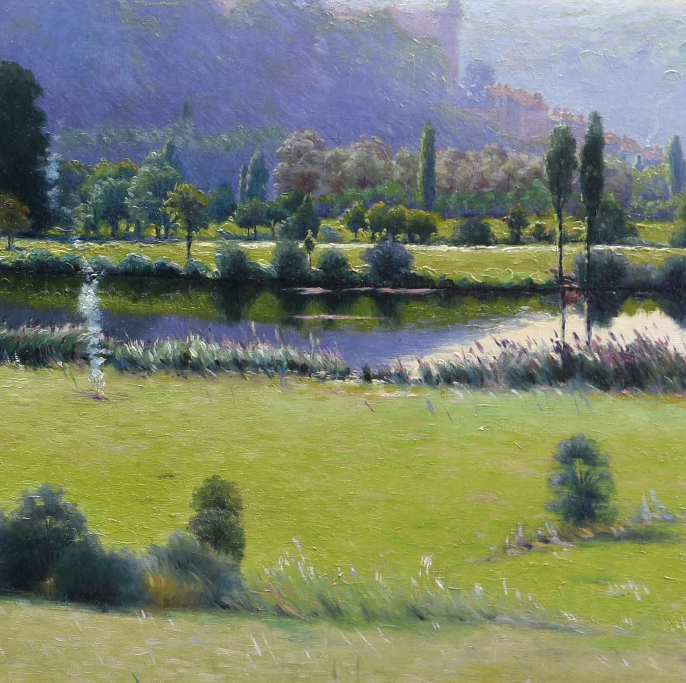 Oil On Canvas Landscape By émile Désiré Daimée French School Xxth photo 2670.0