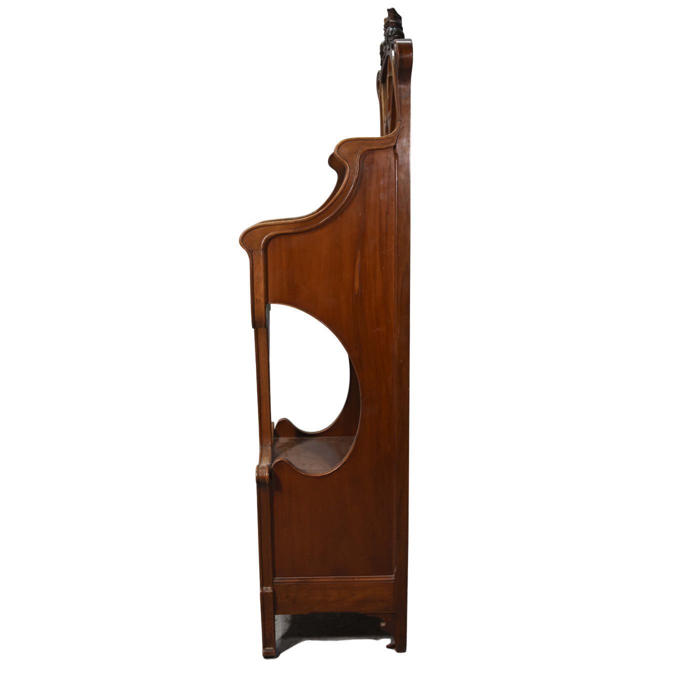 Spectacular 1900 Walnut Bedside Table From The Art Nouveau Period photo 3105.0