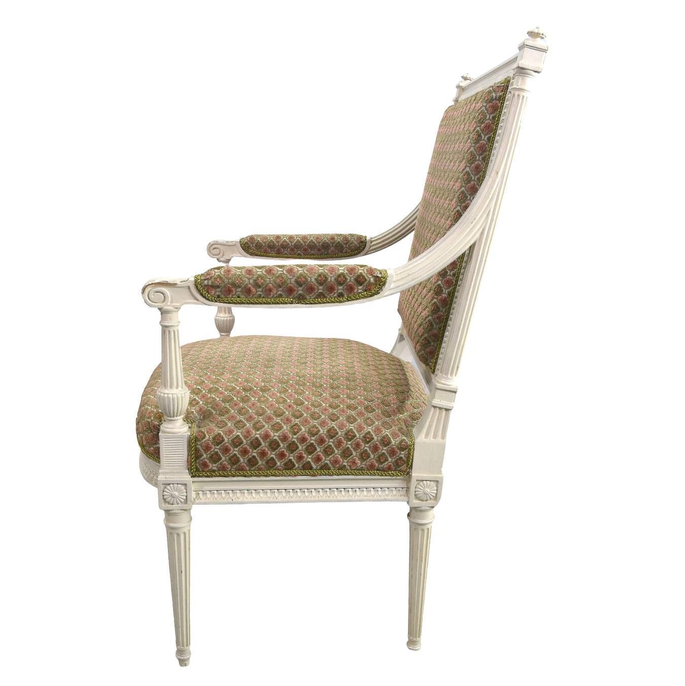 18th Century Louis XVI Style Armchairs (Set Of 4) photo for sale