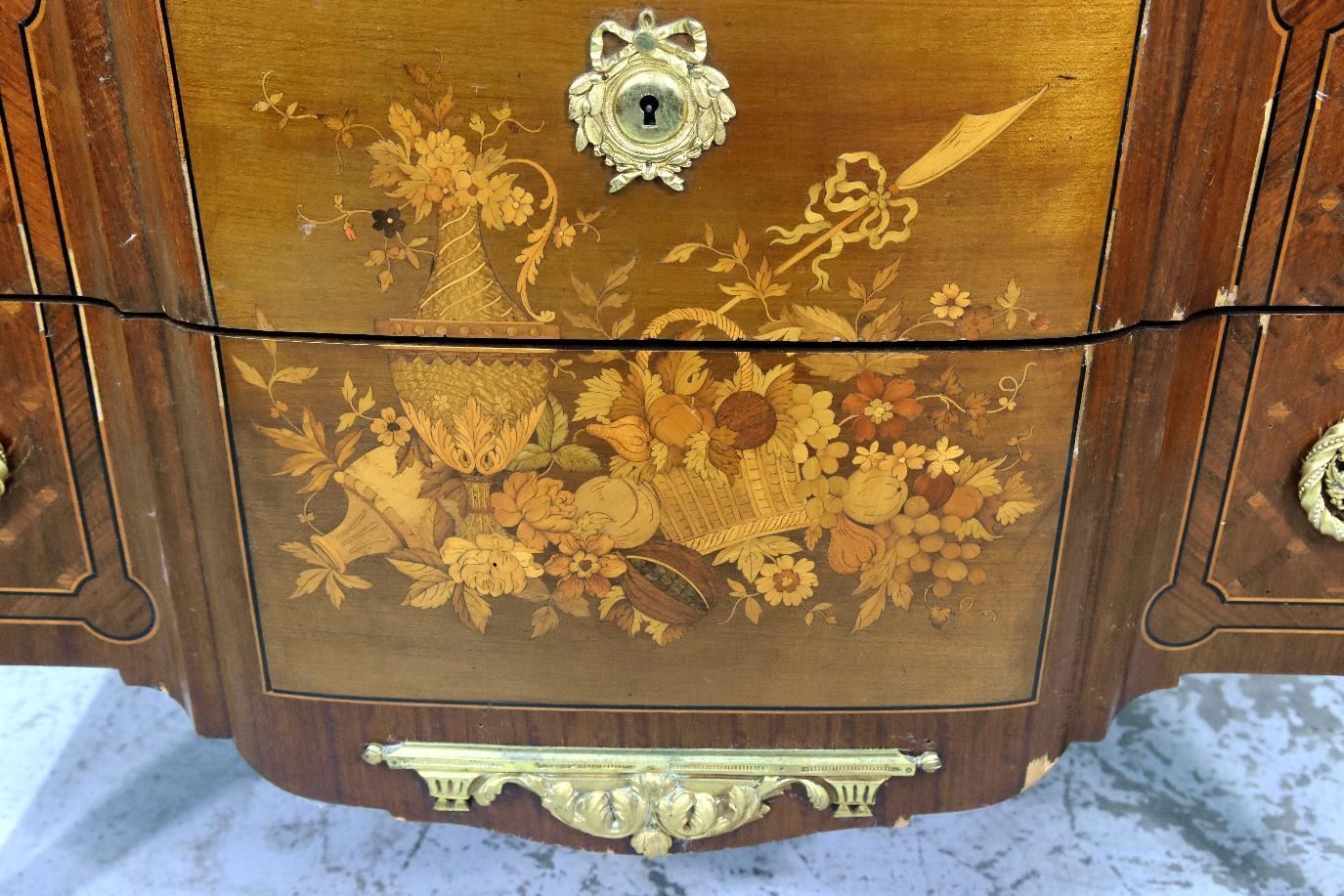 Transition Style Chest Of Drawers Inlaid 19th Century Rosewood photo buy
