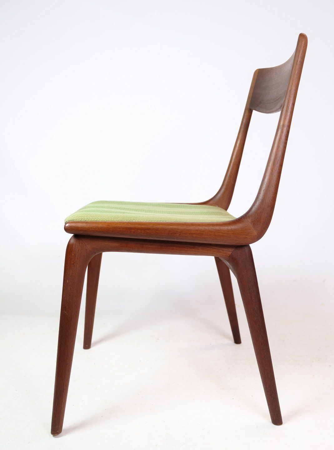 Four Dining Chairs Model Boomerang Made In Teak By Alfred Christensen For Slagelse Møbelfabrik From 1960s photo buy