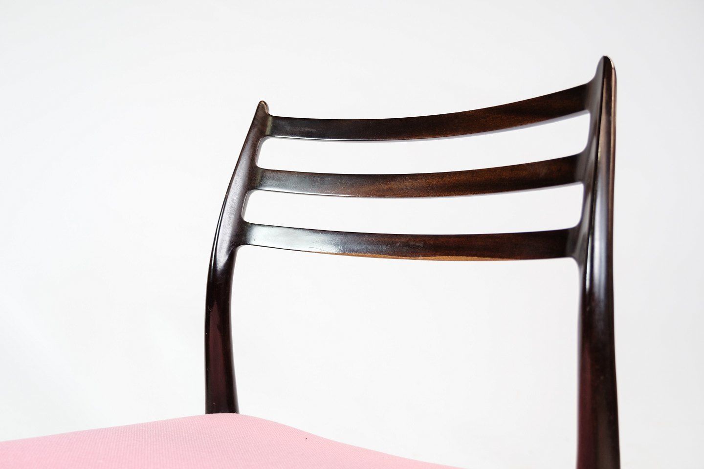 Mahogany Dining Table Chairs, Model 78, Designed By No Møller photo 8905.0