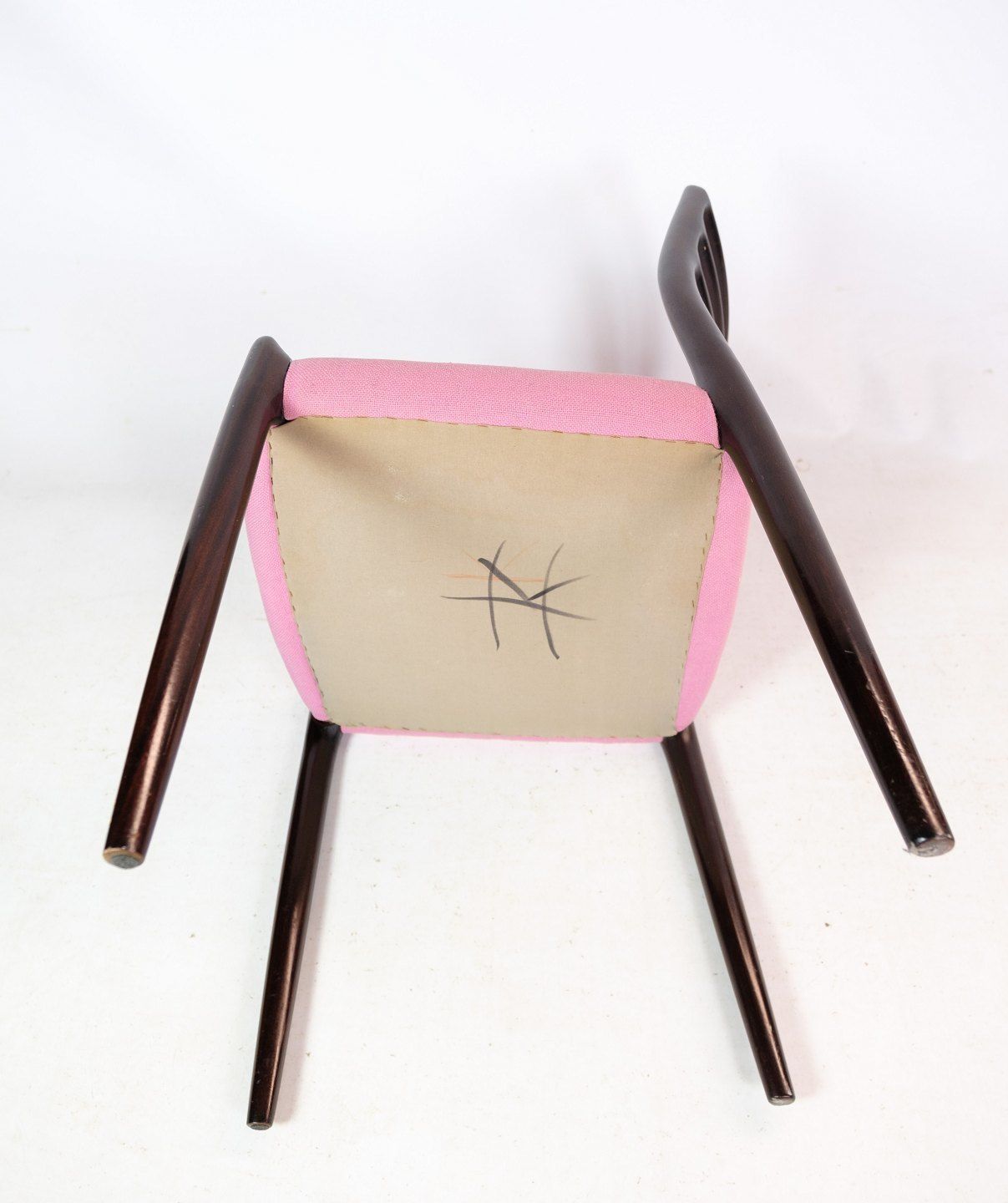 Mahogany Dining Table Chairs, Model 78, Designed By No Møller photo vintage