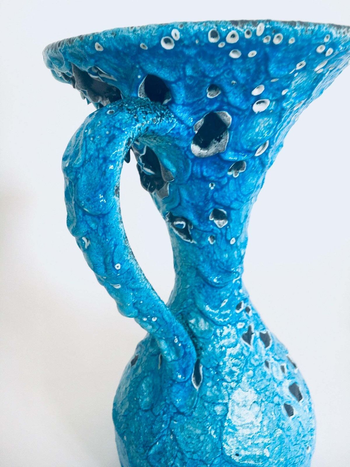 photo buy Mcm Art Ceramic Fat Lava Decanter Caraffe Vase, Italië Jaren 1960